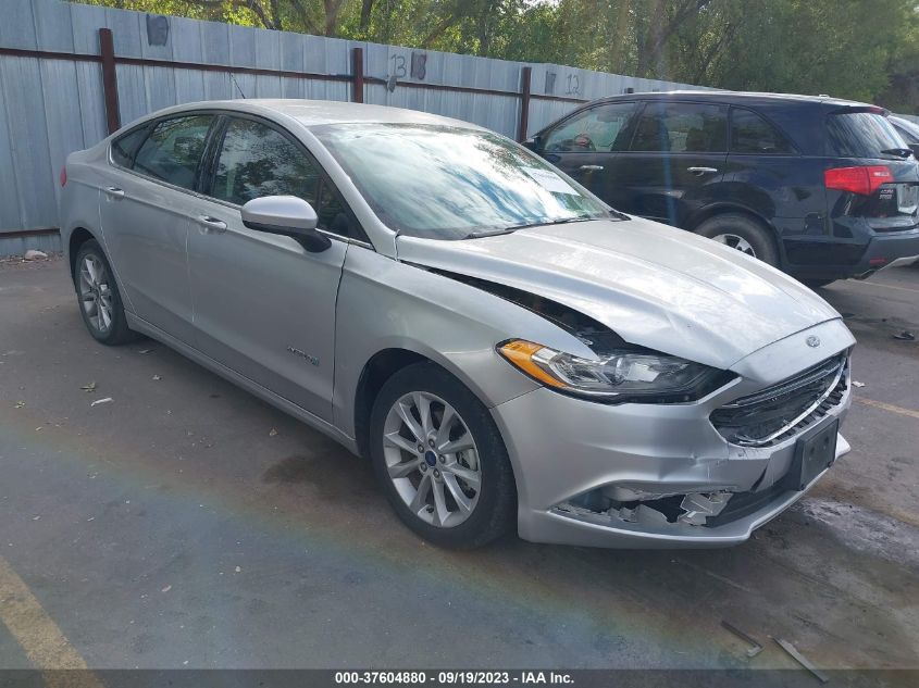 3FA6P0LU9HR295282 FORD FUSION SE HYBRID 2017