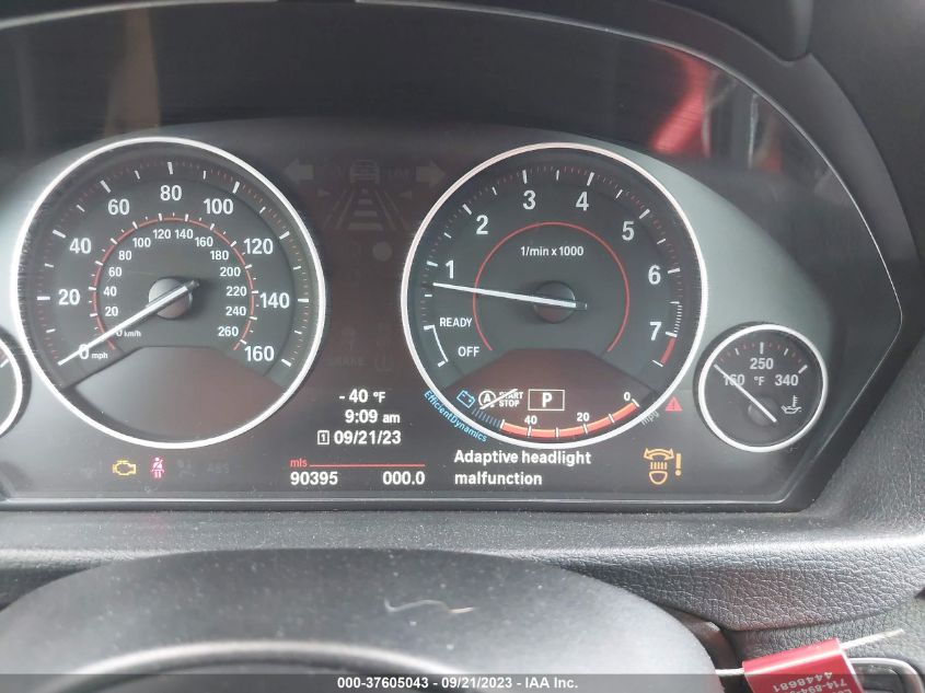 2013 BMW 3 SERIES 335I - WBA3A9G50DNP38225