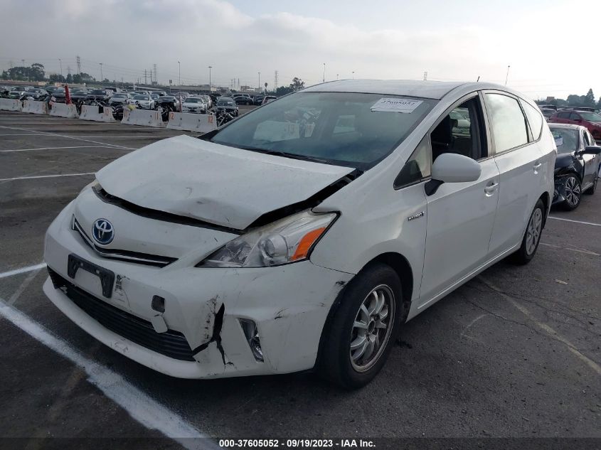 2013 TOYOTA PRIUS V TWO/THREE/FIVE - JTDZN3EU3D3289191