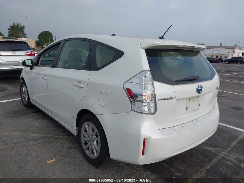 2013 TOYOTA PRIUS V TWO/THREE/FIVE - JTDZN3EU3D3289191
