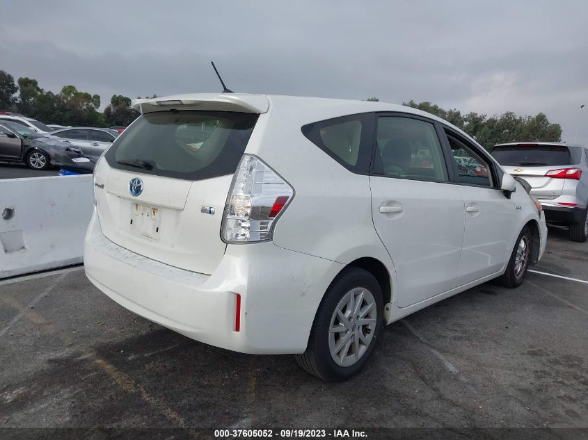 2013 TOYOTA PRIUS V TWO/THREE/FIVE - JTDZN3EU3D3289191