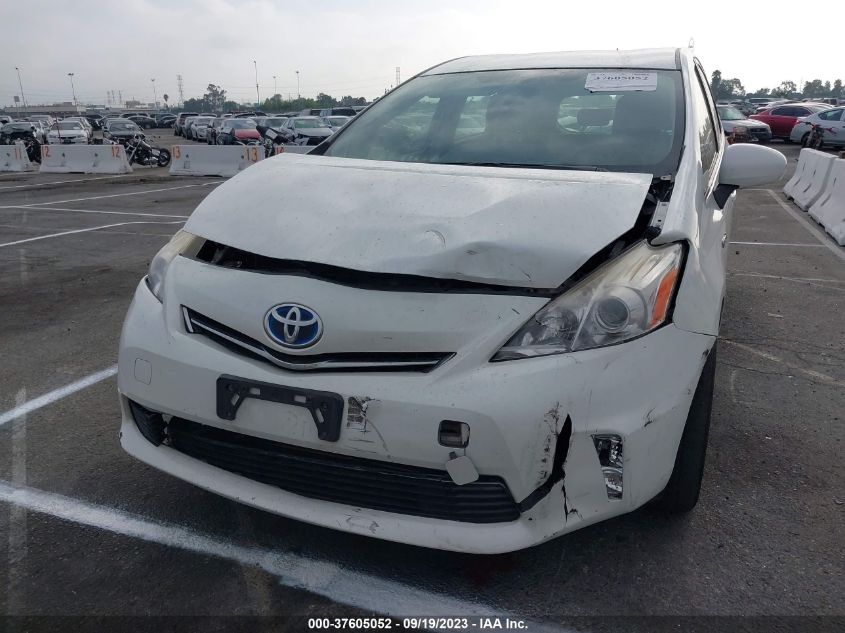 2013 TOYOTA PRIUS V TWO/THREE/FIVE - JTDZN3EU3D3289191