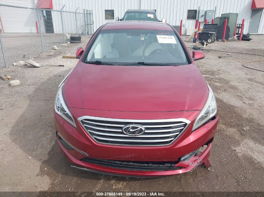 2015 HYUNDAI SONATA 2.4L SE - 5NPE24AF9FH257387