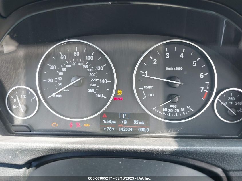 2013 BMW 3 SERIES 320I - WBA3B1C58DF462259