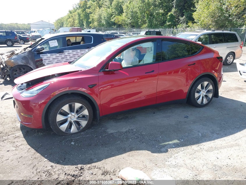 VIN 7SAYGDEE3PF604683 2023 TESLA MODEL Y