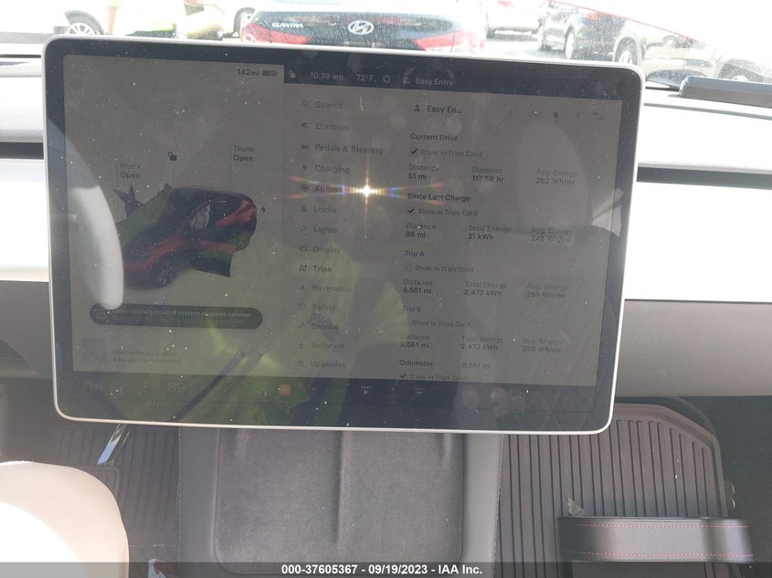 VIN 7SAYGDEE3PF604683 2023 TESLA MODEL Y