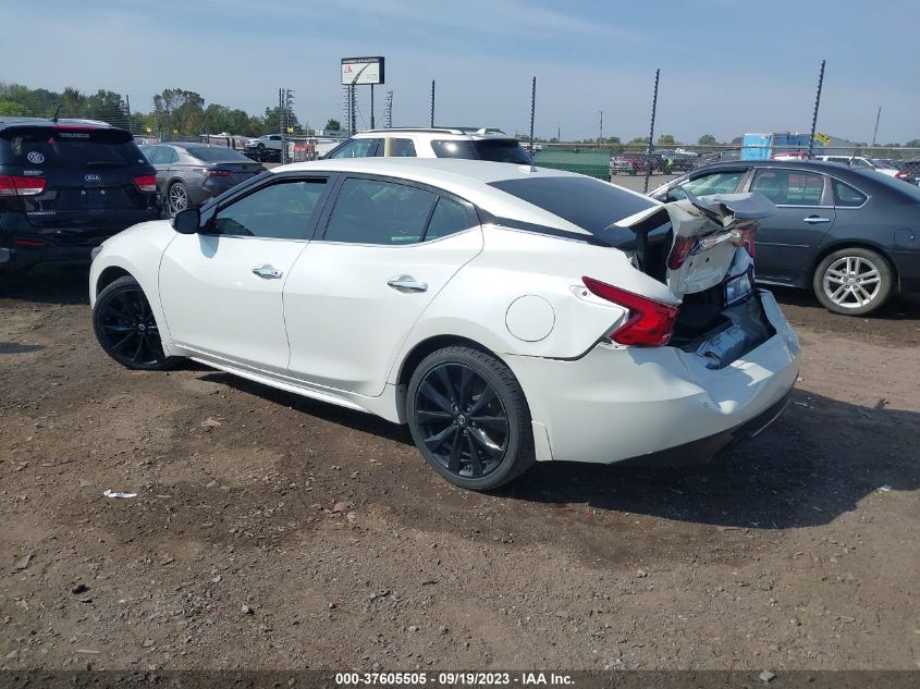2017 NISSAN MAXIMA SR - 1N4AA6AP8HC436434
