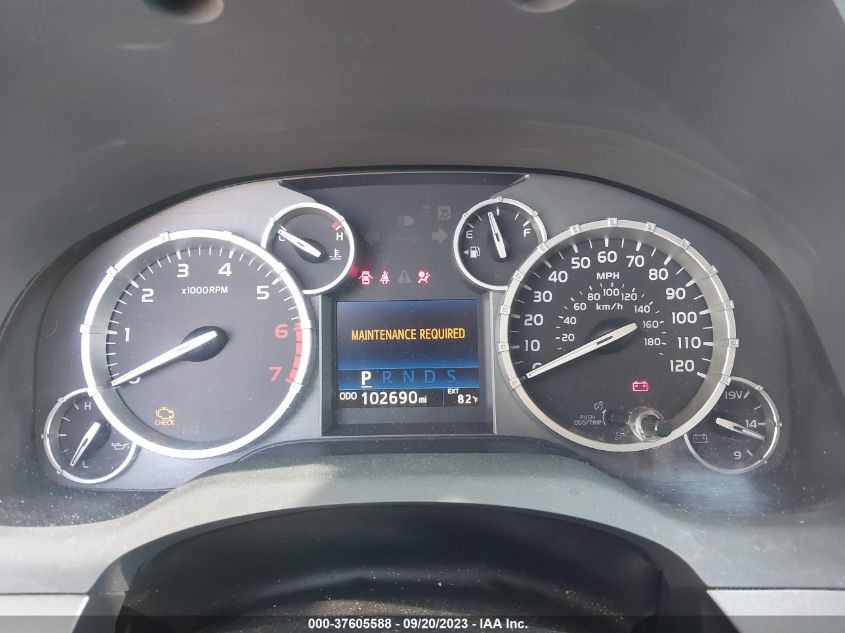 2016 TOYOTA TUNDRA 4WD TRUCK SR5/TRD PRO - 5TFDW5F11GX499275