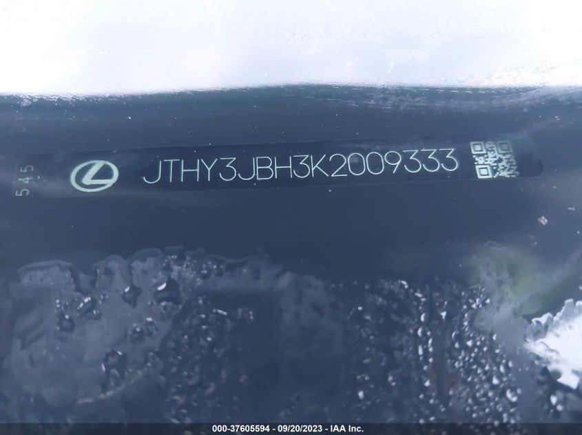 JTHY3JBH3K2009333 Lexus UX 200 9