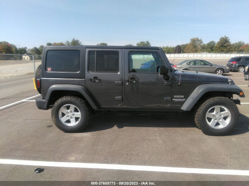 2016 JEEP WRANGLER UNLIMITED SPORT - 1C4BJWDG4GL308622