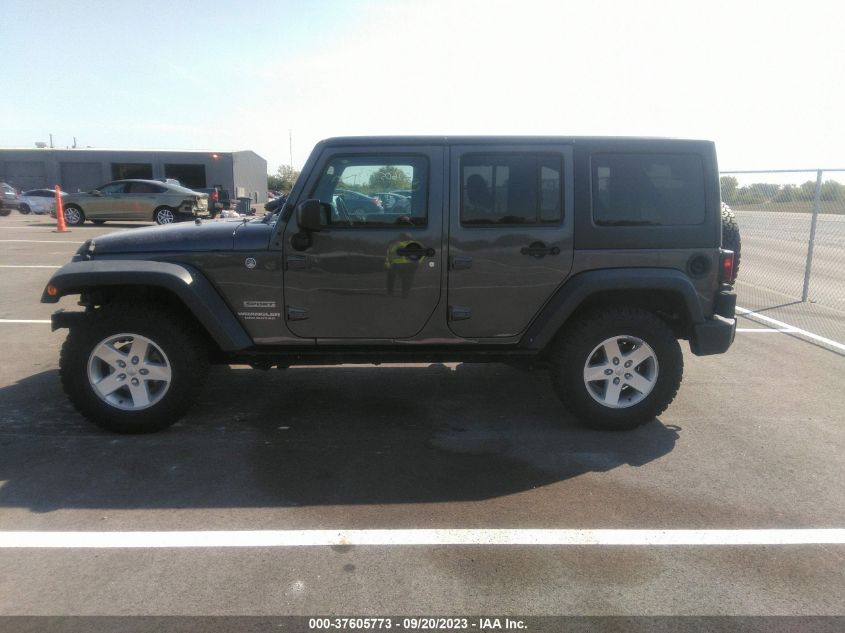 2016 JEEP WRANGLER UNLIMITED SPORT - 1C4BJWDG4GL308622
