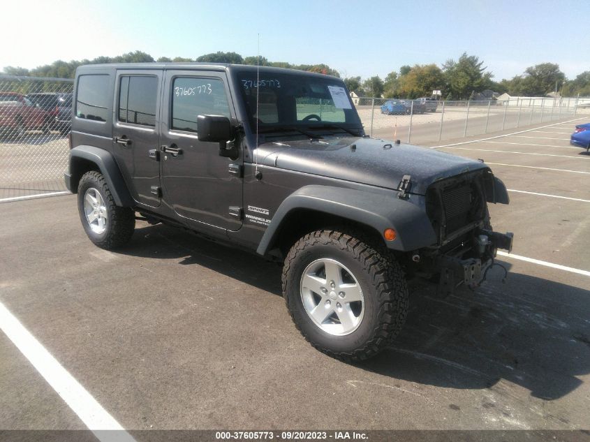 2016 JEEP WRANGLER UNLIMITED SPORT - 1C4BJWDG4GL308622