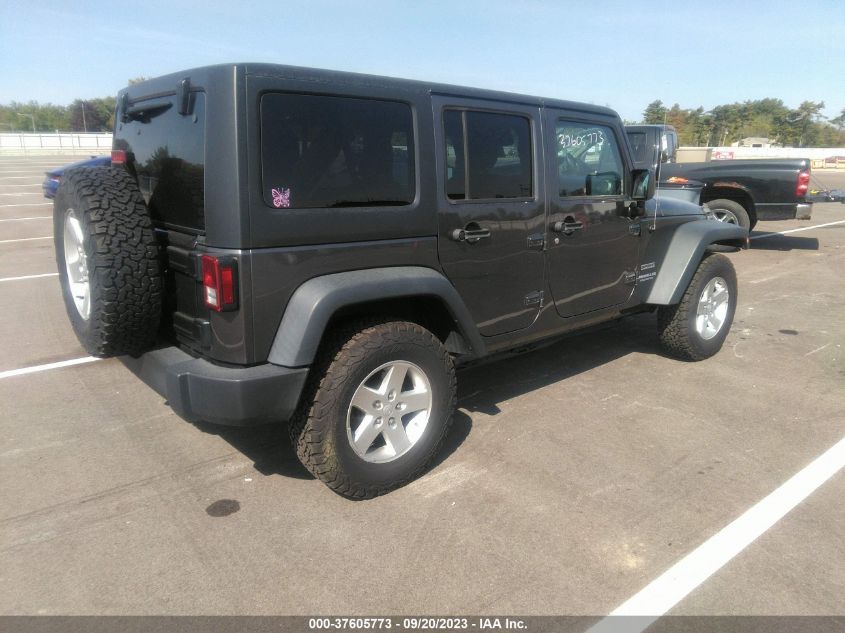 2016 JEEP WRANGLER UNLIMITED SPORT - 1C4BJWDG4GL308622