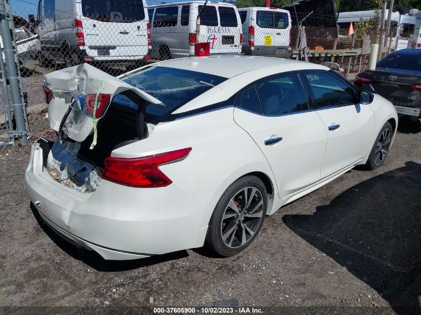 2017 NISSAN MAXIMA 3.5S/SV/SL/SR/PLAT - 1N4AA6AP6HC457752