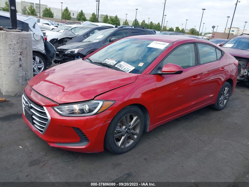 VIN 5NPD84LF2JH357668 2018 HYUNDAI ELANTRA SEL
