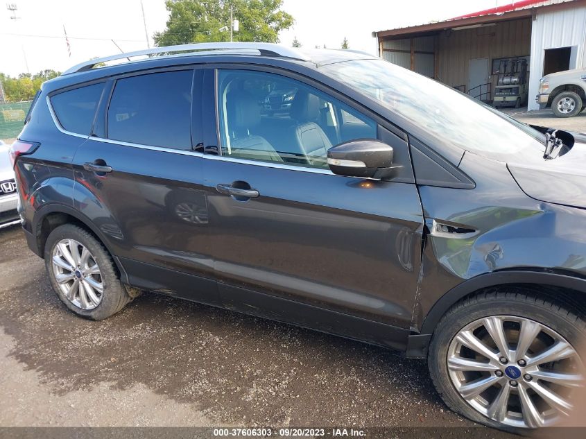 2017 FORD ESCAPE TITANIUM - 1FMCU0JD9HUE33321