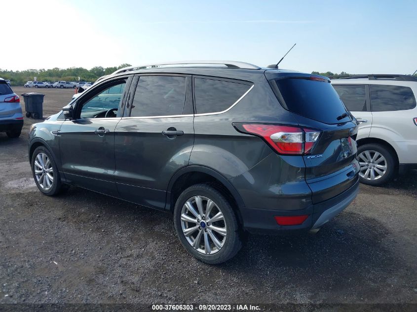 2017 FORD ESCAPE TITANIUM - 1FMCU0JD9HUE33321