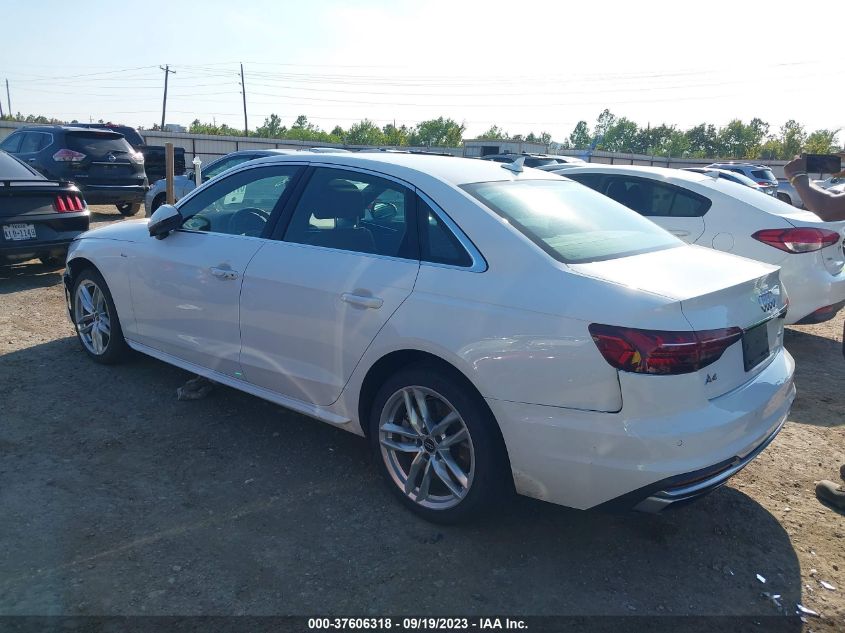 2020 AUDI A4 PREMIUM PLUS - WAUENAF44LA049883