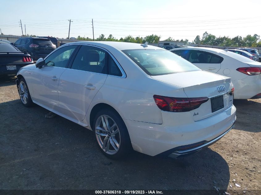 2020 AUDI A4 PREMIUM PLUS - WAUENAF44LA049883