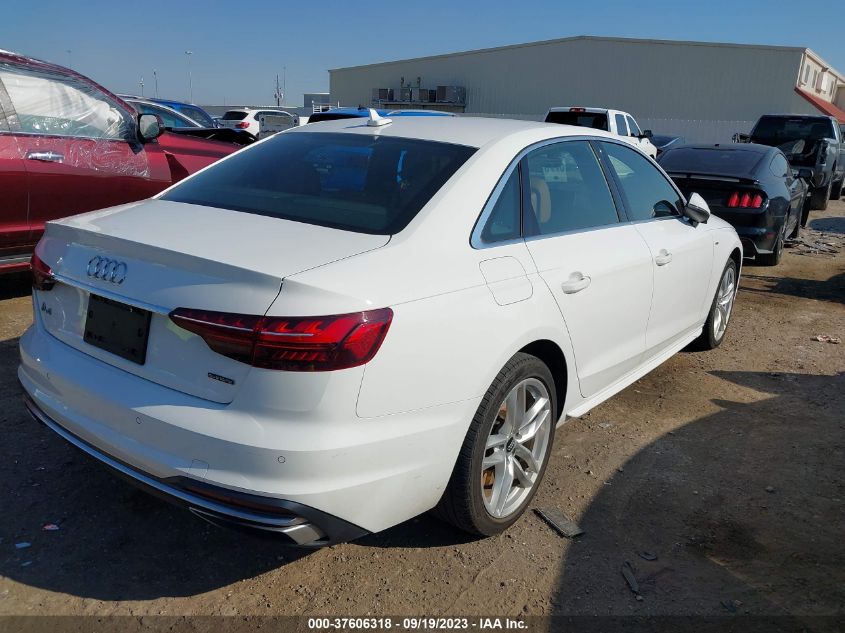 2020 AUDI A4 PREMIUM PLUS - WAUENAF44LA049883