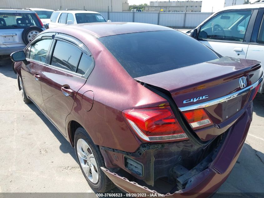 2015 HONDA CIVIC SEDAN LX - 19XFB2E57FE071491