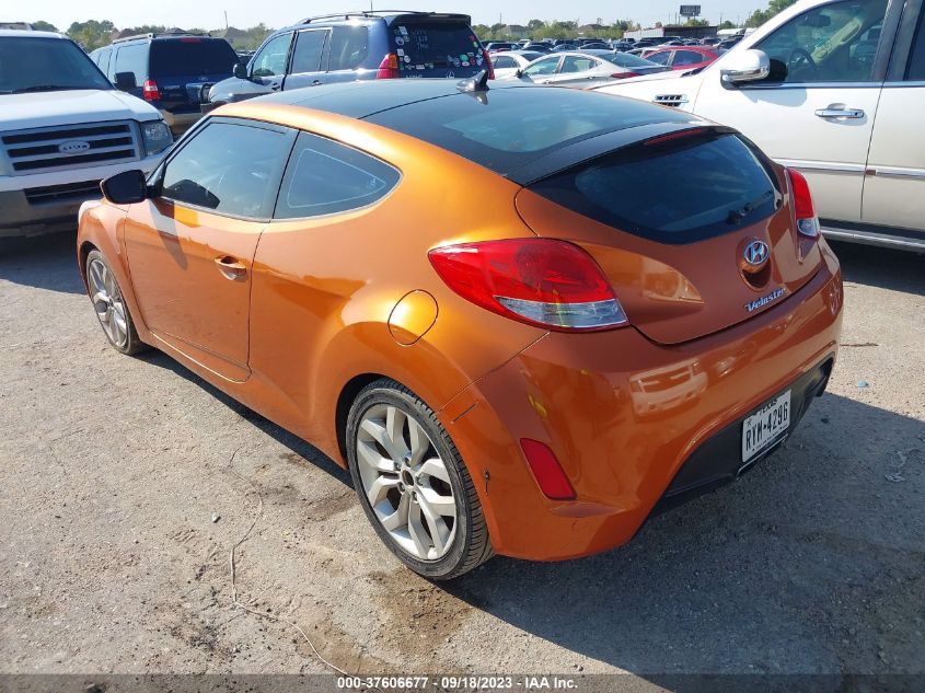2013 HYUNDAI VELOSTER W/BLACK INT - KMHTC6AD9DU114419