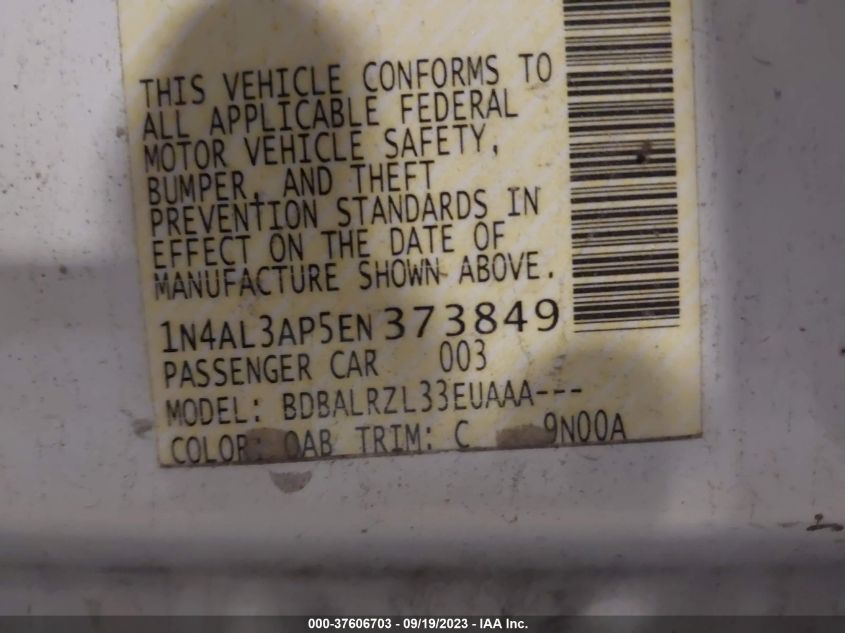 2014 NISSAN ALTIMA 2.5 - 1N4AL3AP5EN373849