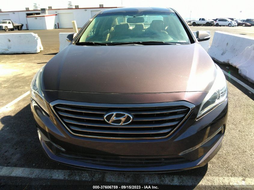 2015 HYUNDAI SONATA 2.4L LIMITED - 5NPE34AF7FH248572