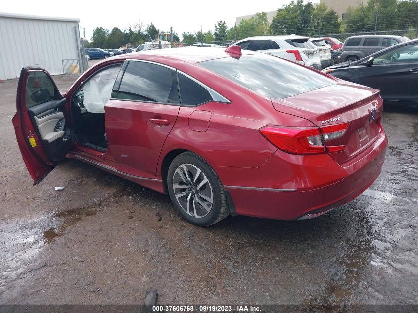 VIN 1HGCV3F47MA010407 2021 HONDA ACCORD HYBRID EX