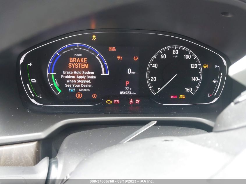 VIN 1HGCV3F47MA010407 2021 HONDA ACCORD HYBRID EX