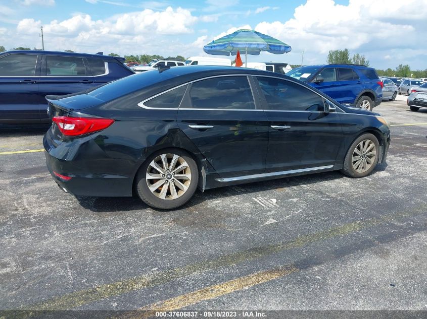 2015 HYUNDAI SONATA 2.4L SPORT - 5NPE34AF4FH212001