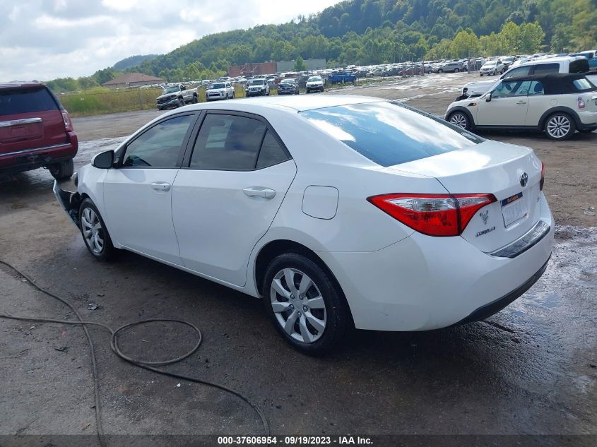 2014 TOYOTA COROLLA L/LE/S/S PLUS/LE PLUS - 2T1BURHE3EC049711
