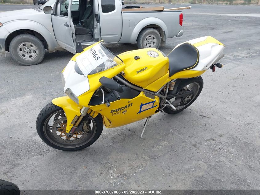 2002 DUCATI 996 S - ZDM1SB5V82B015808
