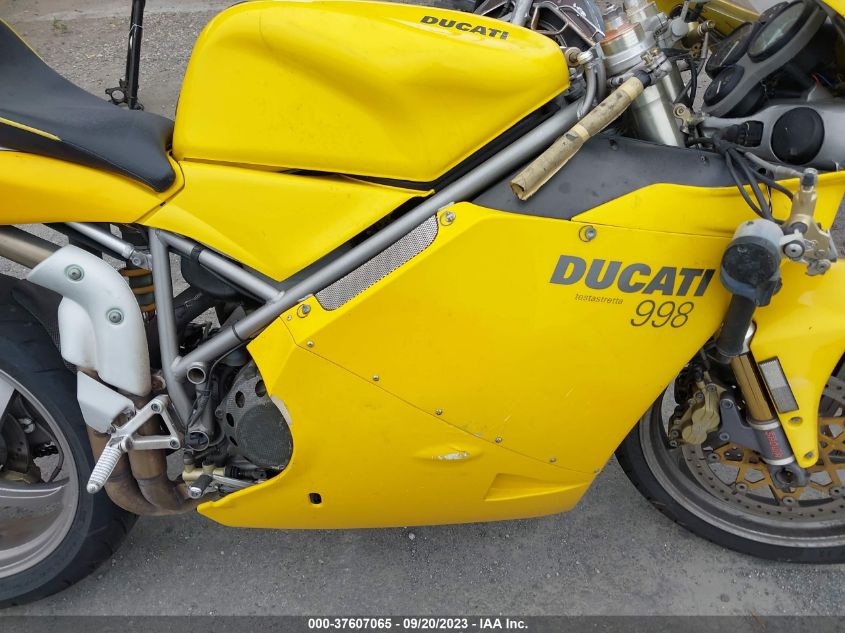 2002 DUCATI 996 S - ZDM1SB5V82B015808