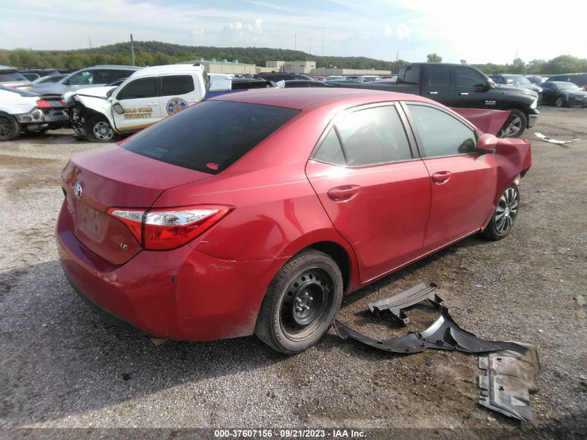 2016 TOYOTA COROLLA L/LE/LE PLS/PRM/S/S PLS - 2T1BURHE5GC616603