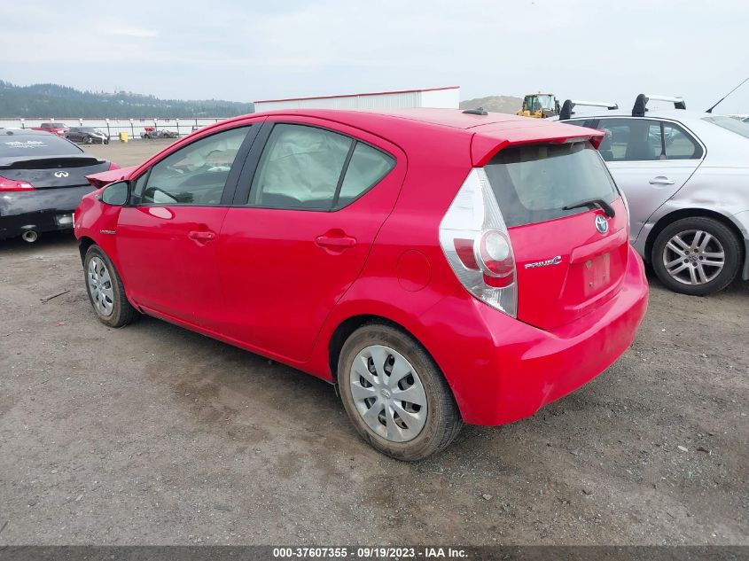 2014 TOYOTA PRIUS C - JTDKDTB35E1065756