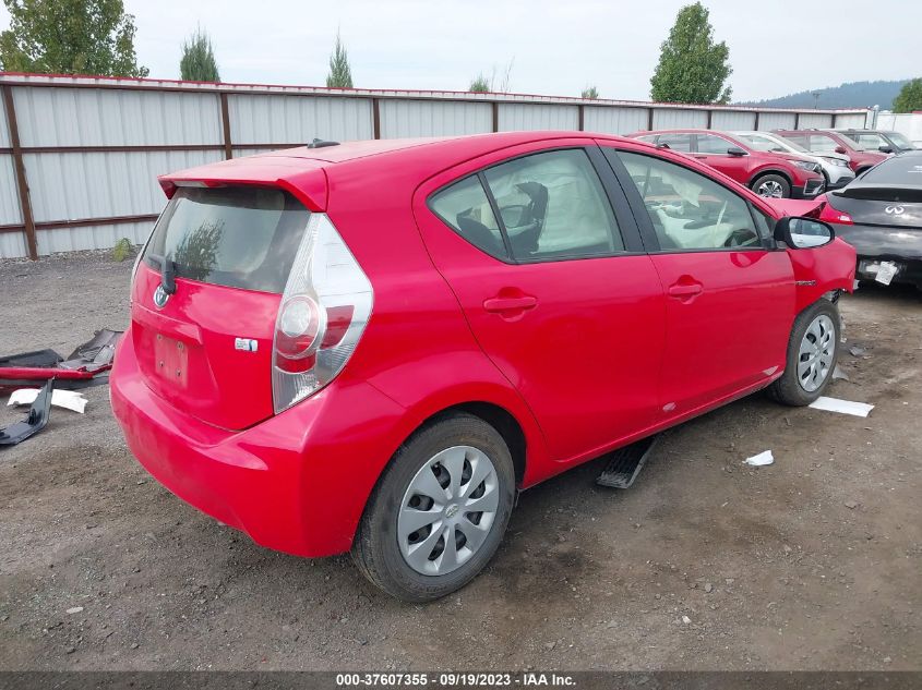 2014 TOYOTA PRIUS C - JTDKDTB35E1065756