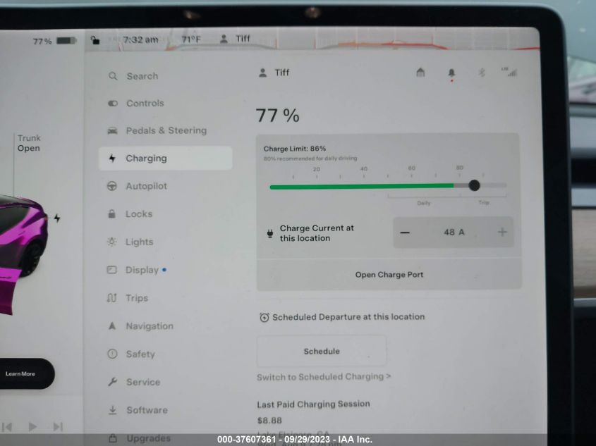 2022 TESLA MODEL Y LONG RANGE - 7SAYGAEE6NF345988