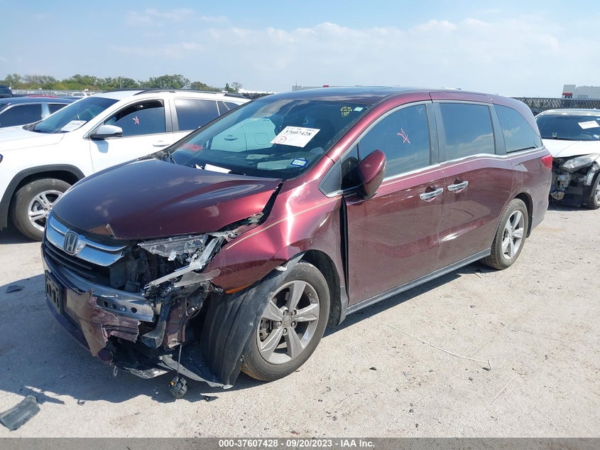 VIN 5FNRL6H79JB052250 2018 HONDA ODYSSEY EX-L