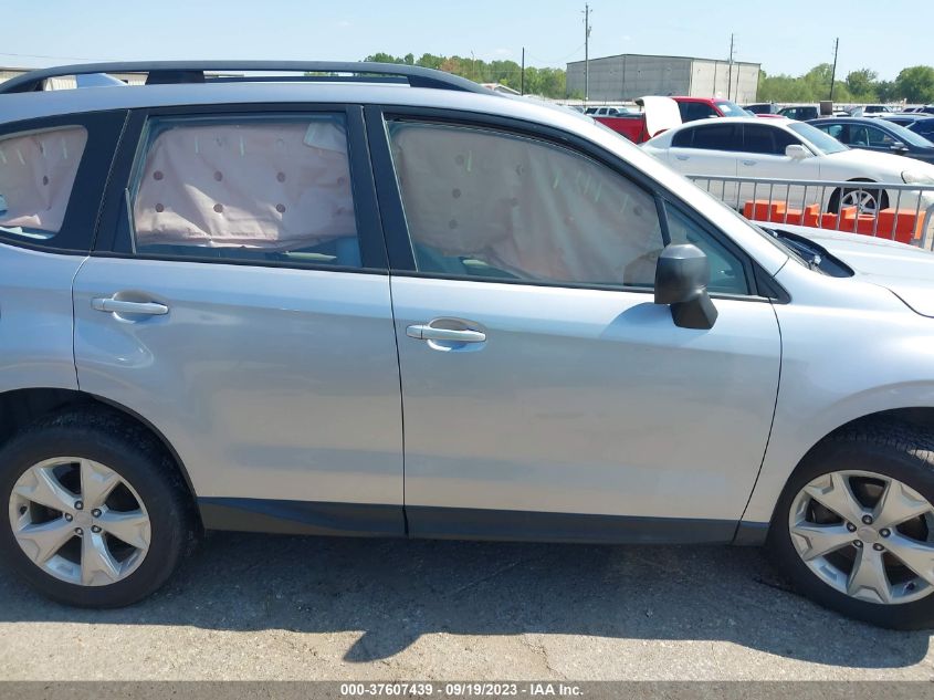 2016 SUBARU FORESTER 2.5I - JF2SJABC7GH403814