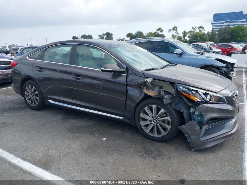 2015 HYUNDAI SONATA SPORT/LIMITED - 5NPE34AF2FH220565