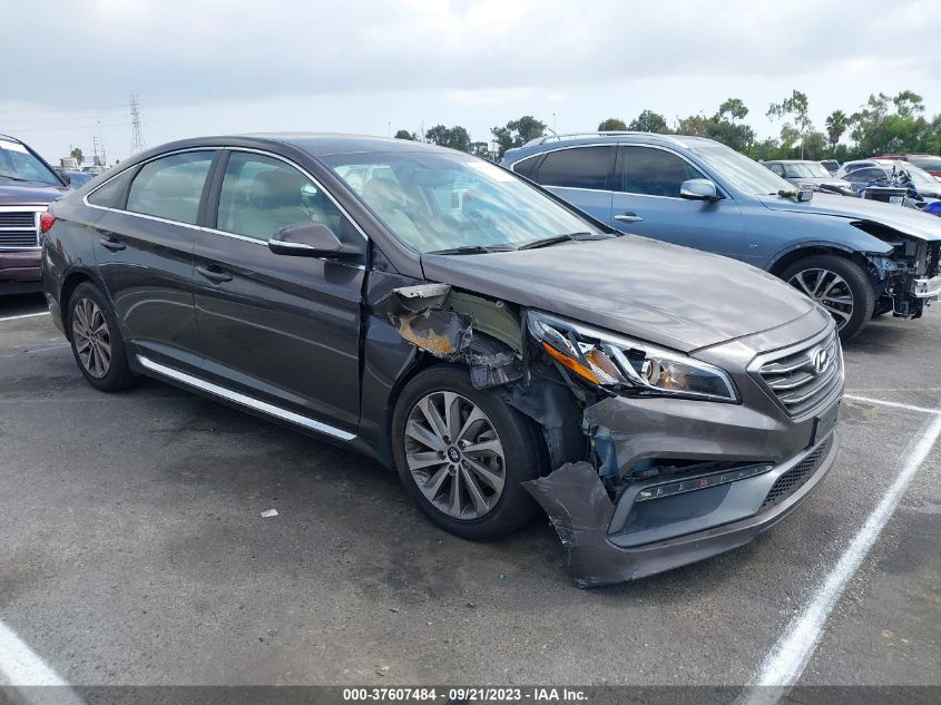 2015 HYUNDAI SONATA SPORT/LIMITED - 5NPE34AF2FH220565