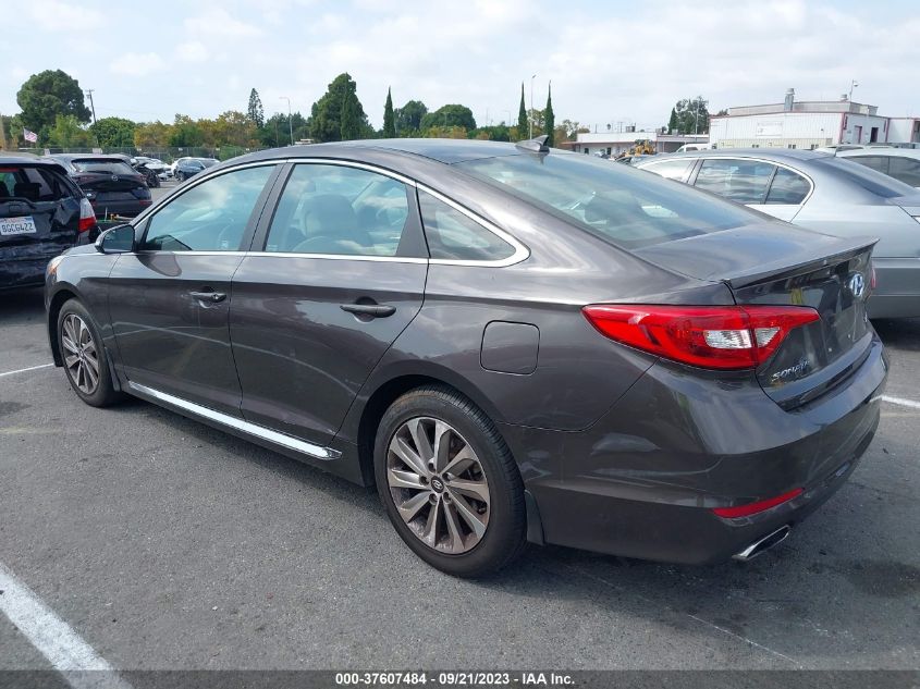 2015 HYUNDAI SONATA SPORT/LIMITED - 5NPE34AF2FH220565