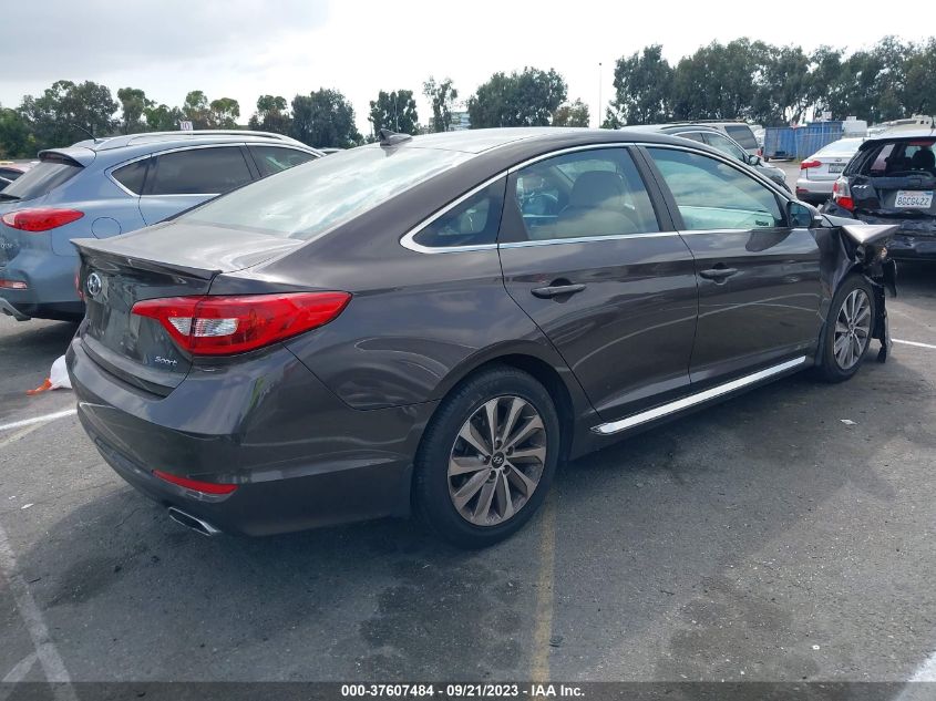 2015 HYUNDAI SONATA SPORT/LIMITED - 5NPE34AF2FH220565