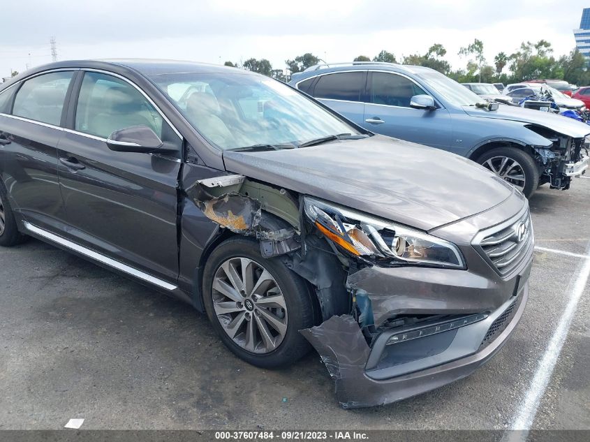 2015 HYUNDAI SONATA SPORT/LIMITED - 5NPE34AF2FH220565