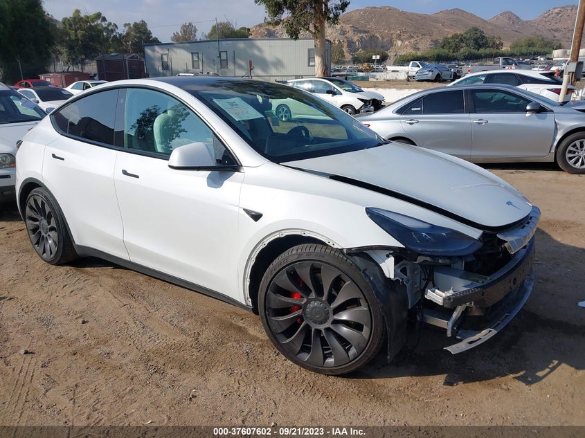 VIN 5YJYGDEF9MF230260 2021 TESLA MODEL Y PERFORMANCE