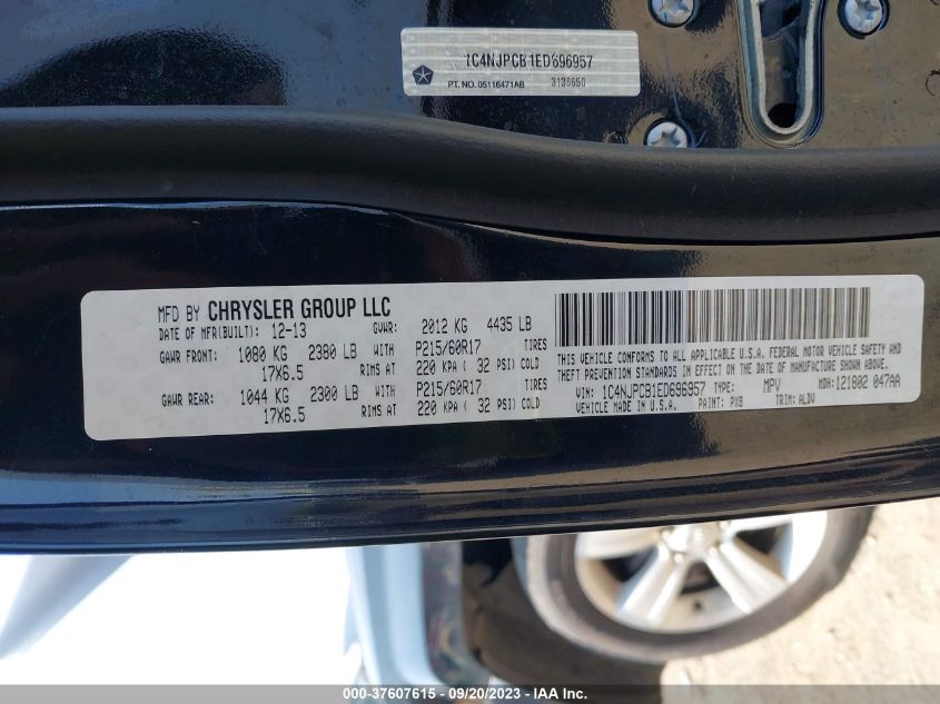 2014 JEEP PATRIOT LIMITED - 1C4NJPCB1ED696957