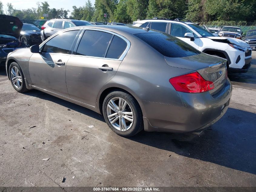 2013 INFINITI G37 SEDAN JOURNEY JN1CV6AP4DM302230