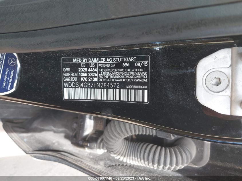 2015 MERCEDES-BENZ CLA-CLASS CLA 250 WDDSJ4GB7FN284572