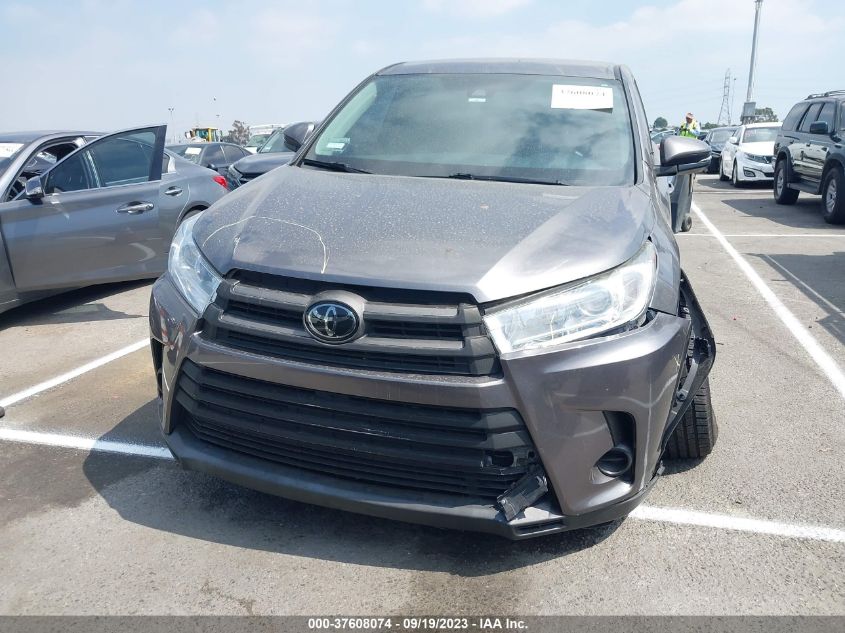 2018 TOYOTA HIGHLANDER LE - 5TDZZRFH9JS267859